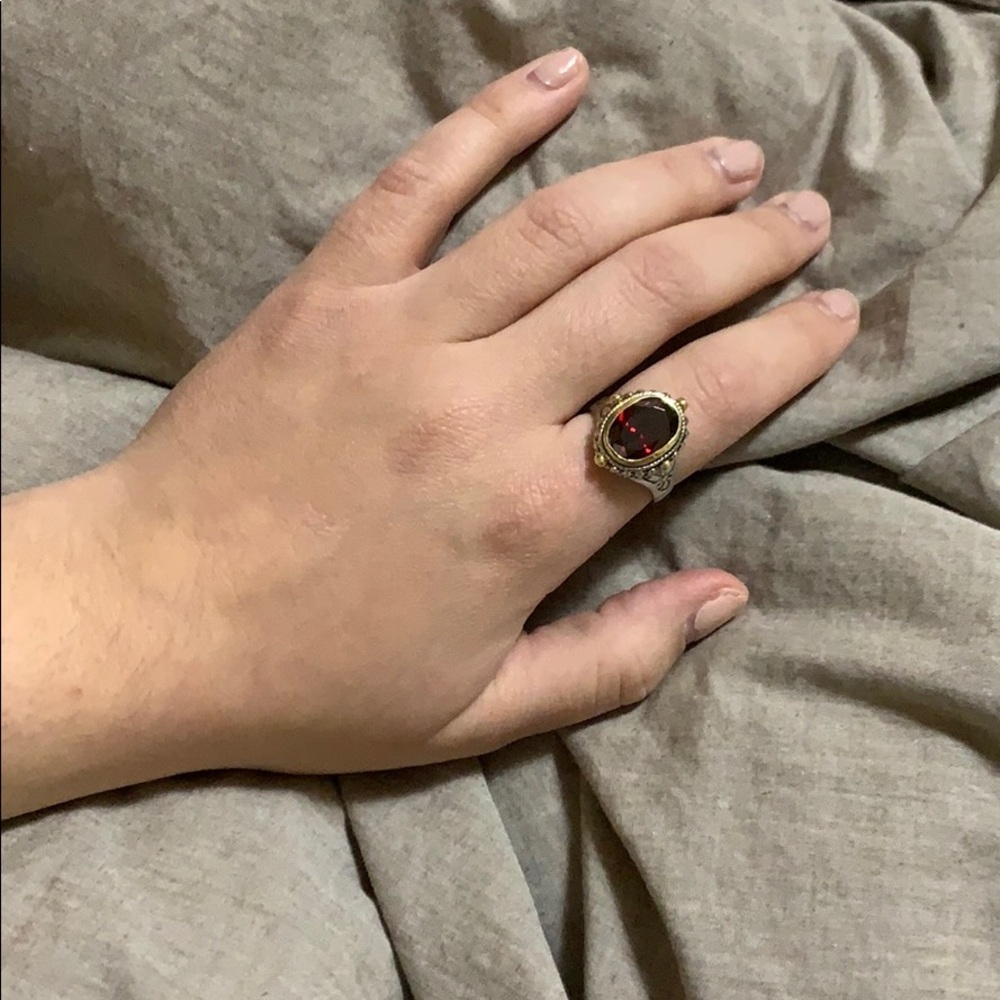 Garnet ring